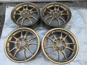 Authentic Mugen MF10 17" Wheels (Bronze)