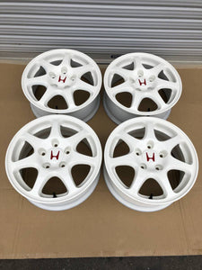 Honda Civic Type R EK9 OEM 15" Wheels (Championship White)