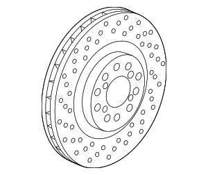 2017-19 Honda Civic Type R OEM One Piece Front Rotor FK8