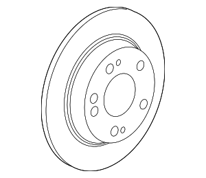 2017-2021 Honda Civic Type R OEM Rear Rotor FK8