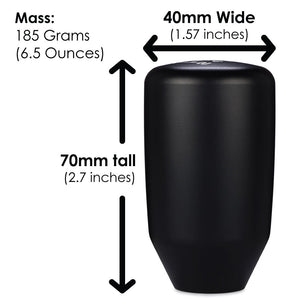 Acuity ESCO-T6 Shift Knob - Satin Black Anodized Finish