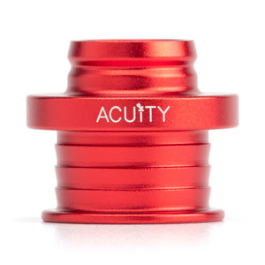 Acuity POCO Low-Profile Shift Knob - Satin Red Anodized Finish