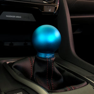 Acuity POCO Low-Profile Shift Knob - Satin Teal Anodized Finish