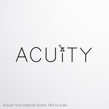 Acuity Matte White Windshield Banner