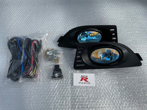 2002/06 Honda Integra Type R DC5 OEM Modulo Fog Lights (iON Lens) - Complete Kit