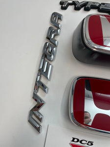 2005/06 Honda Integra Type R Emblem Kit - USED