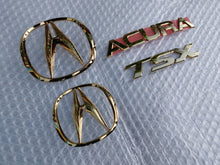 Acura TSX OEM Gold Emblem Kit