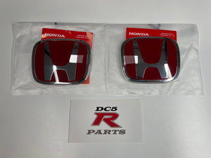 Honda S2000 JDM AP1 AP2 - Red H Emblems