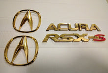 Acura RSX Type S OEM A-Spec Gold Emblems