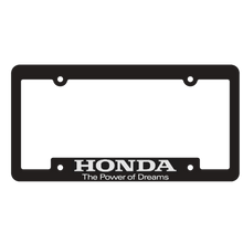 Honda "Power Of Dreams" License Plate Frame