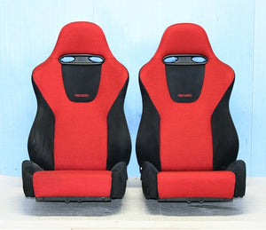 Honda Civic Type R EP3 Anniversary Recaro SR-3 Bucket Seats - Red/Black