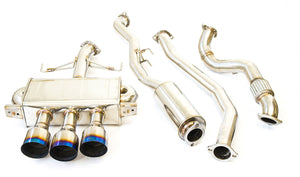 Invidia Gemini Q300 Cat-back Exhaust - Ti Burnt Tips (Civic Type R)