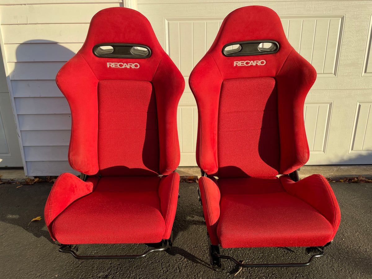 Honda Integra Type R DC5 Recaro SR-4 Bucket Seats - Red - DISCOUNTED ...