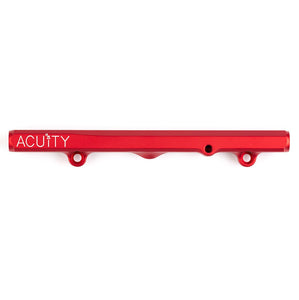 Acuity K-Series Fuel Rail - Satin Red Finish