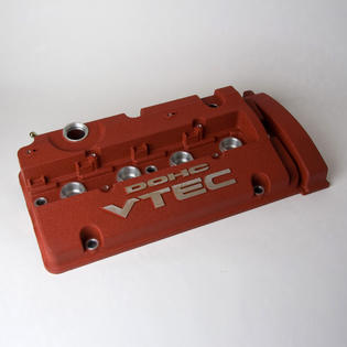 Honda OEM Valve Wrinkle Red Cover - Prelude Type S / Accord Type R (DOHC VTEC) - DISCONTINUED