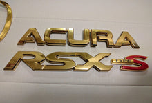 Acura RSX Type S OEM A-Spec Gold Emblems